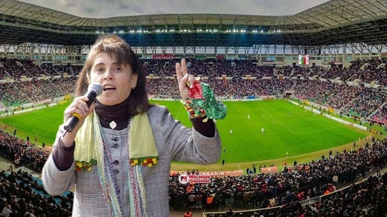 Leyla Zana Amedspor Maçında: Tribünler Ayakta Alkışladı