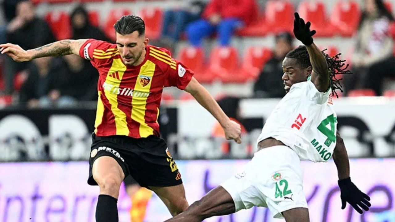 Kayseri’de sessiz 90 dakika: Kayserispor ile Alanyaspor yenişemedi