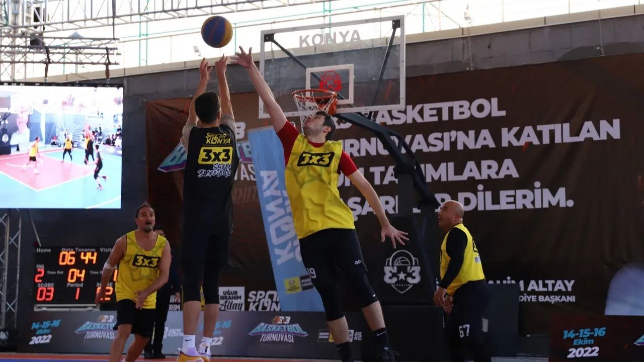 Konya’da 3x3 Basketbol Heyecanı Başlıyor: Geri Sayım Sürüyor