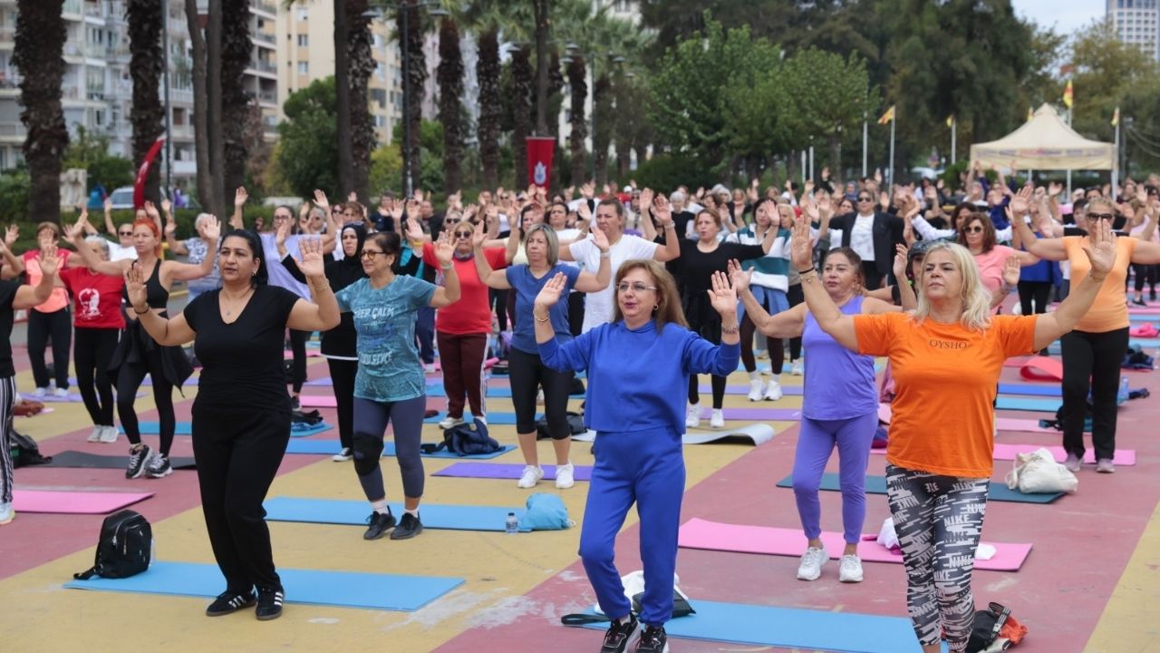 Konaklılar Güne Yoga, Aerodans Ve Pilates Etkinliğiyle Başladı