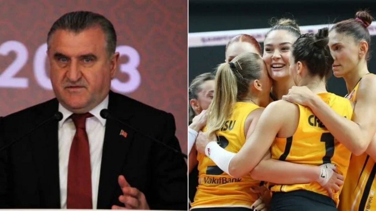 Bakan Bak’tan Şampiyonlar Kupası Şampiyonu VakıfBank’a Tebrik Mesajı