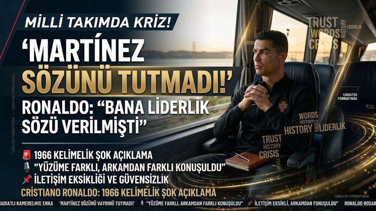 Cristiano Ronaldo’dan Şok Açıklama: “Sözler Tutulmadı”