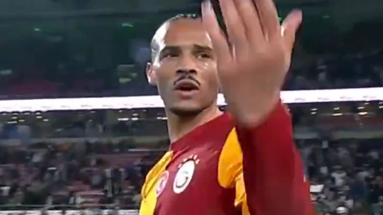 Galatasaraylı Leroy Sane’nin Galibiyet Sonrası Tepkisi Gündem Oldu