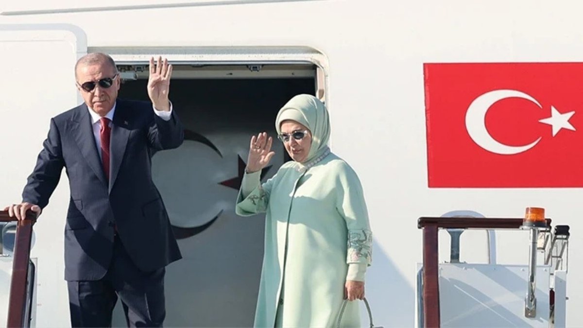 Cumhurbaşkanı Erdoğan Şanghay İşbirliği Teşkilatı Zirvesi İçin Kırgızistan'a Gitti